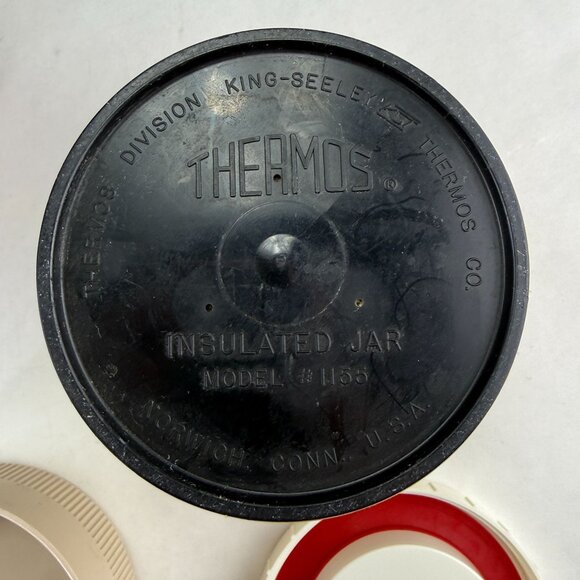 Vintage Retro Thermos King Seeley Stacking Connecting Ring 2 Bottles - Picture 14 of 16